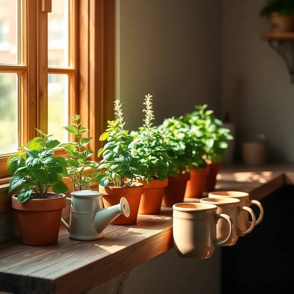 Indoor Herb Gardens for Kitchens