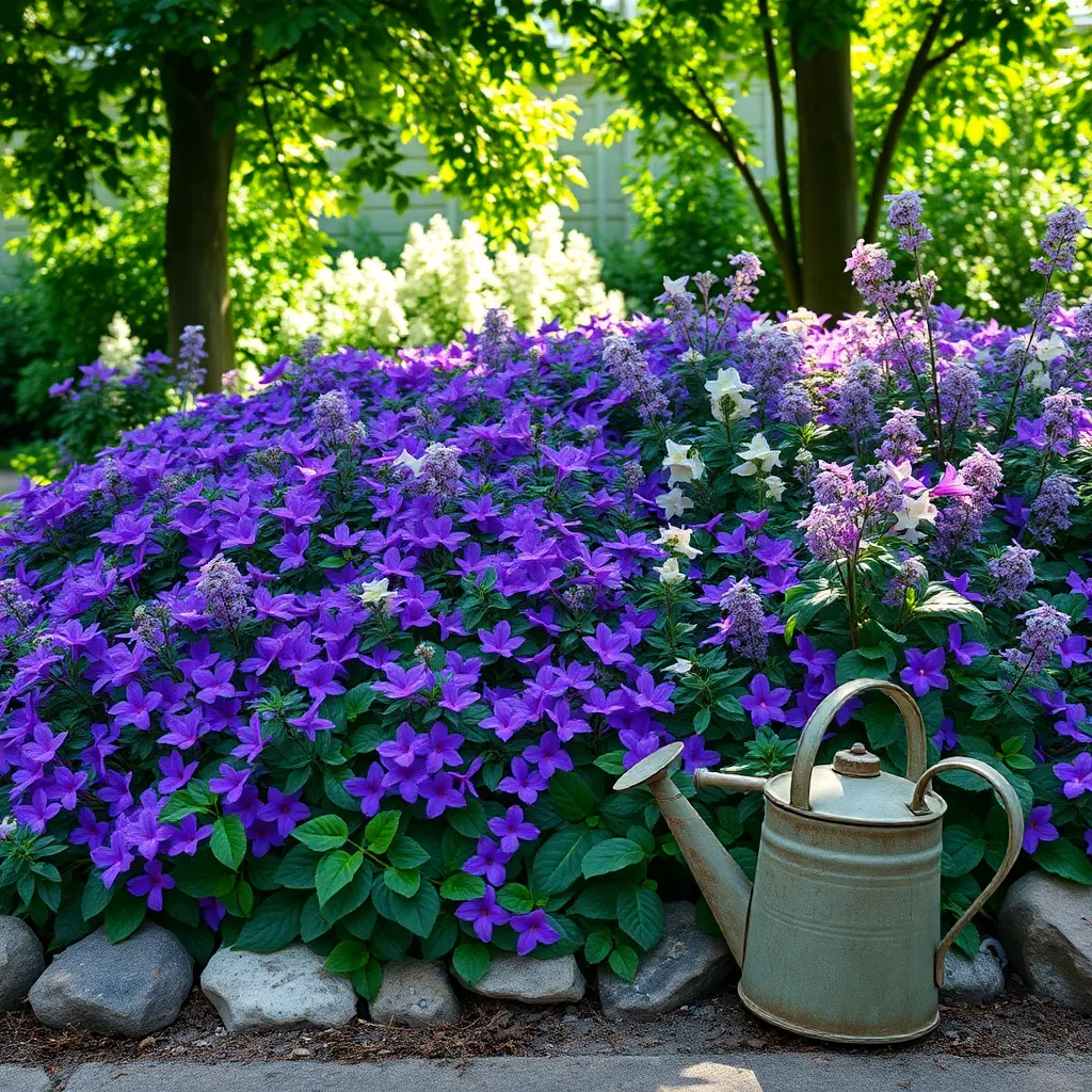 Ground Covers: Vinca and Lamium