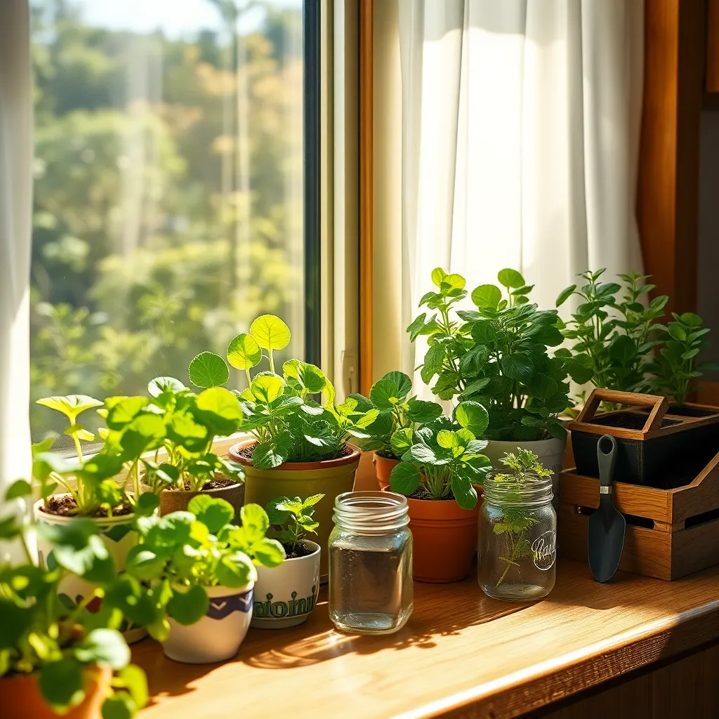 Starting a Windowsill Salad Farm