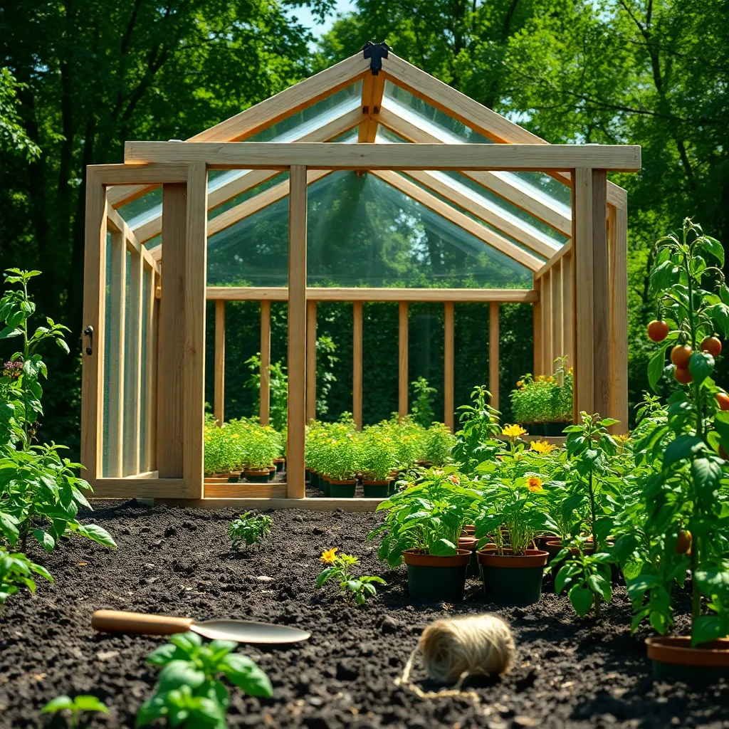 Building a DIY Greenhouse Structure