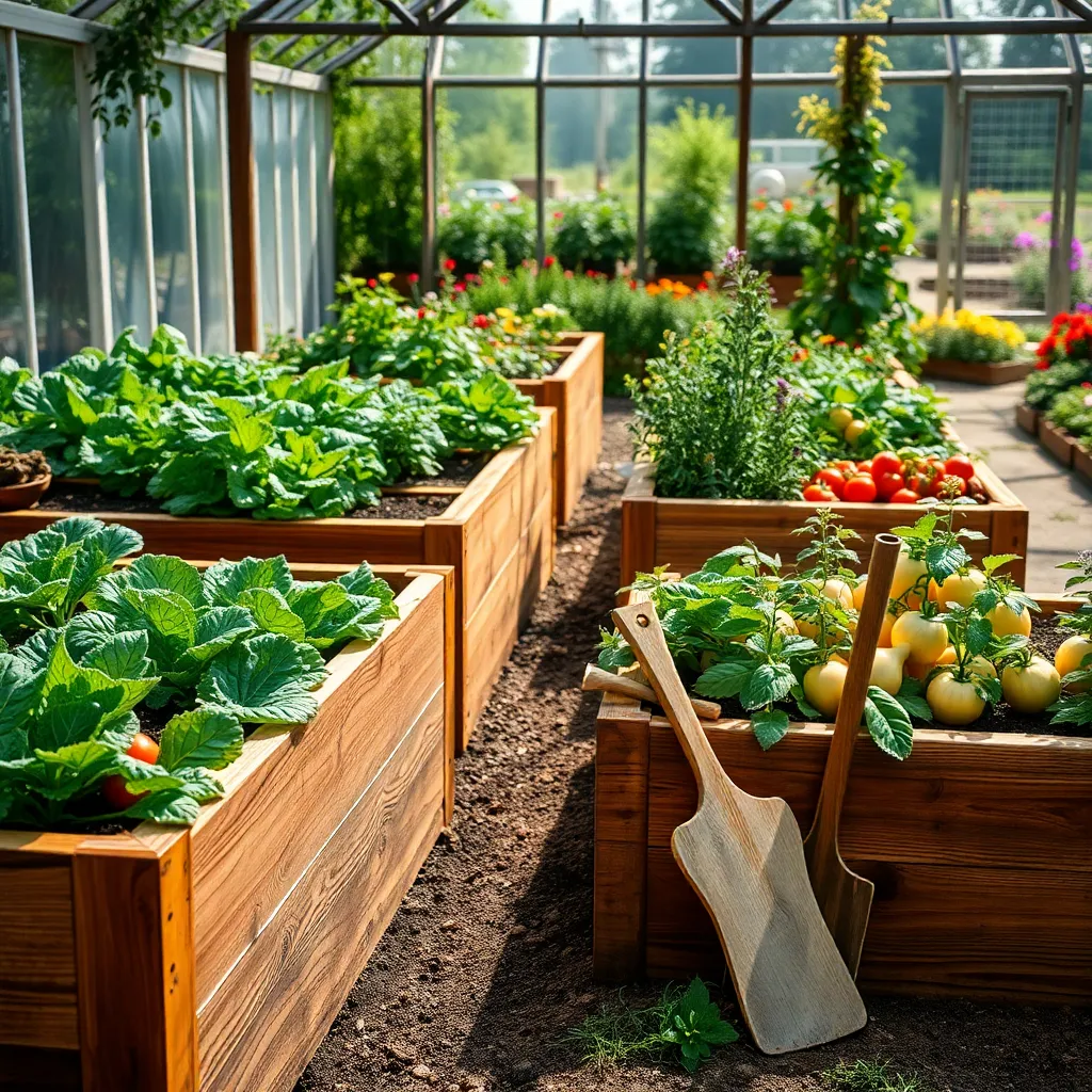 Incorporate Raised Wooden Beds