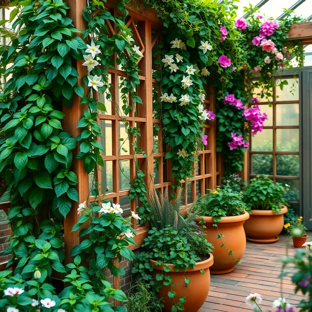 Use Trellises for Climbing Plants