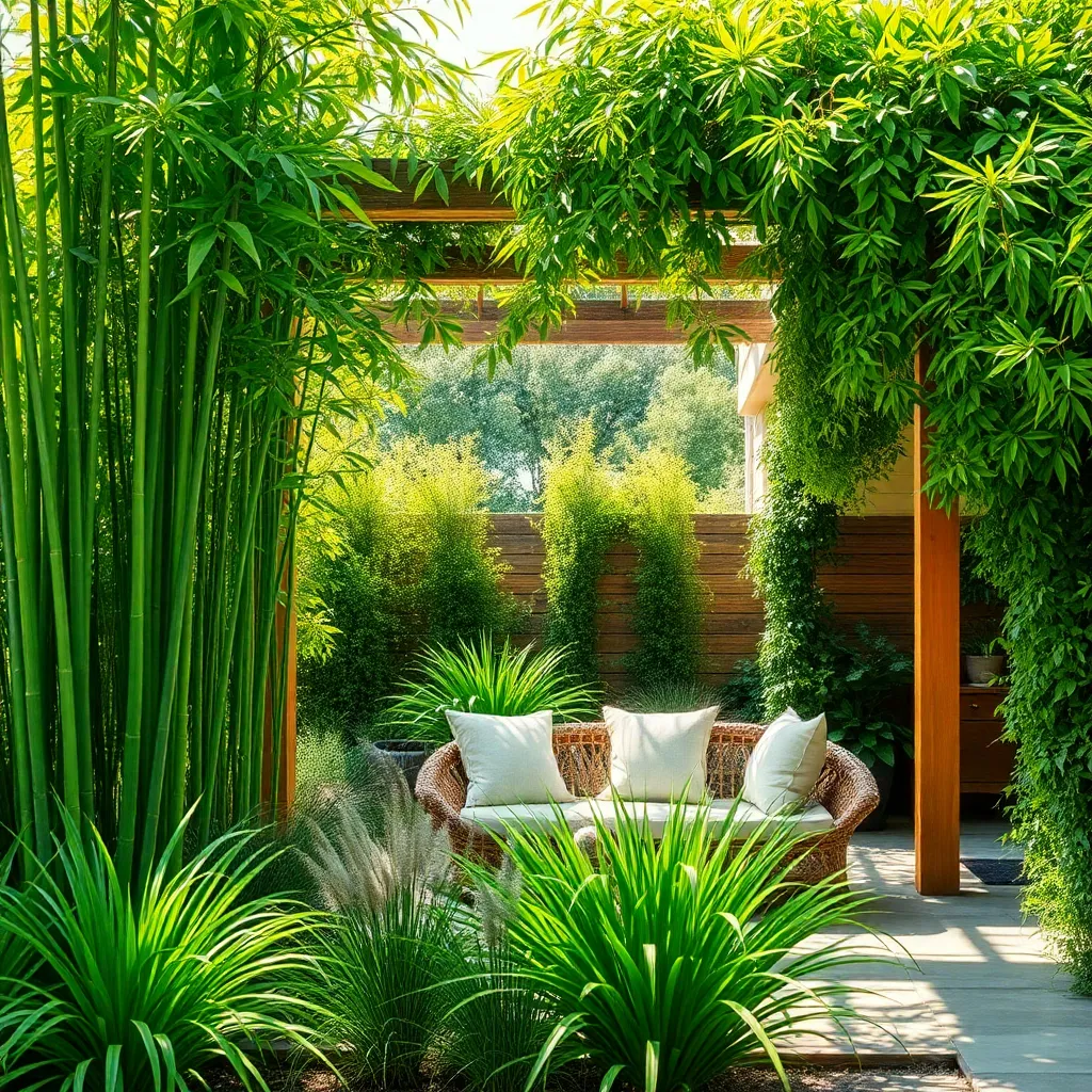 Enhance Privacy with Tall Plants