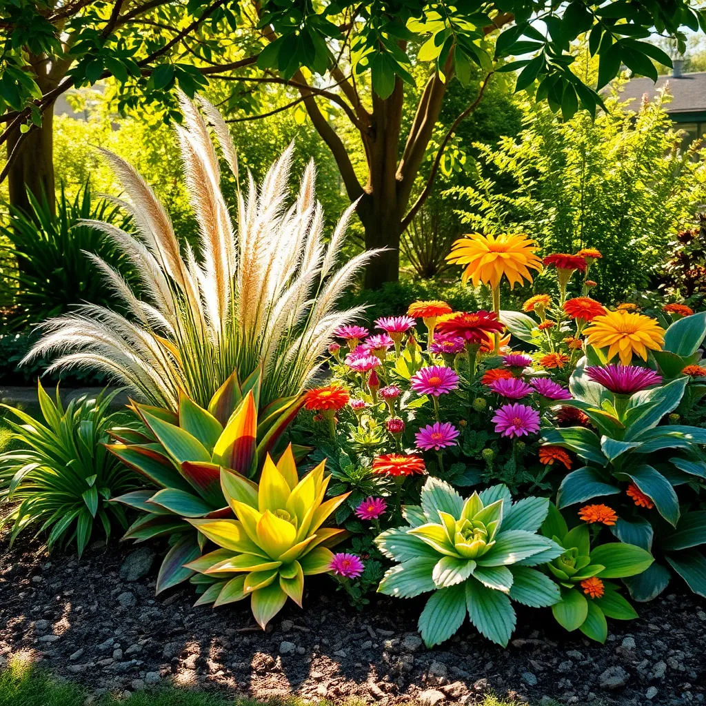 Mixing Textures and Foliage