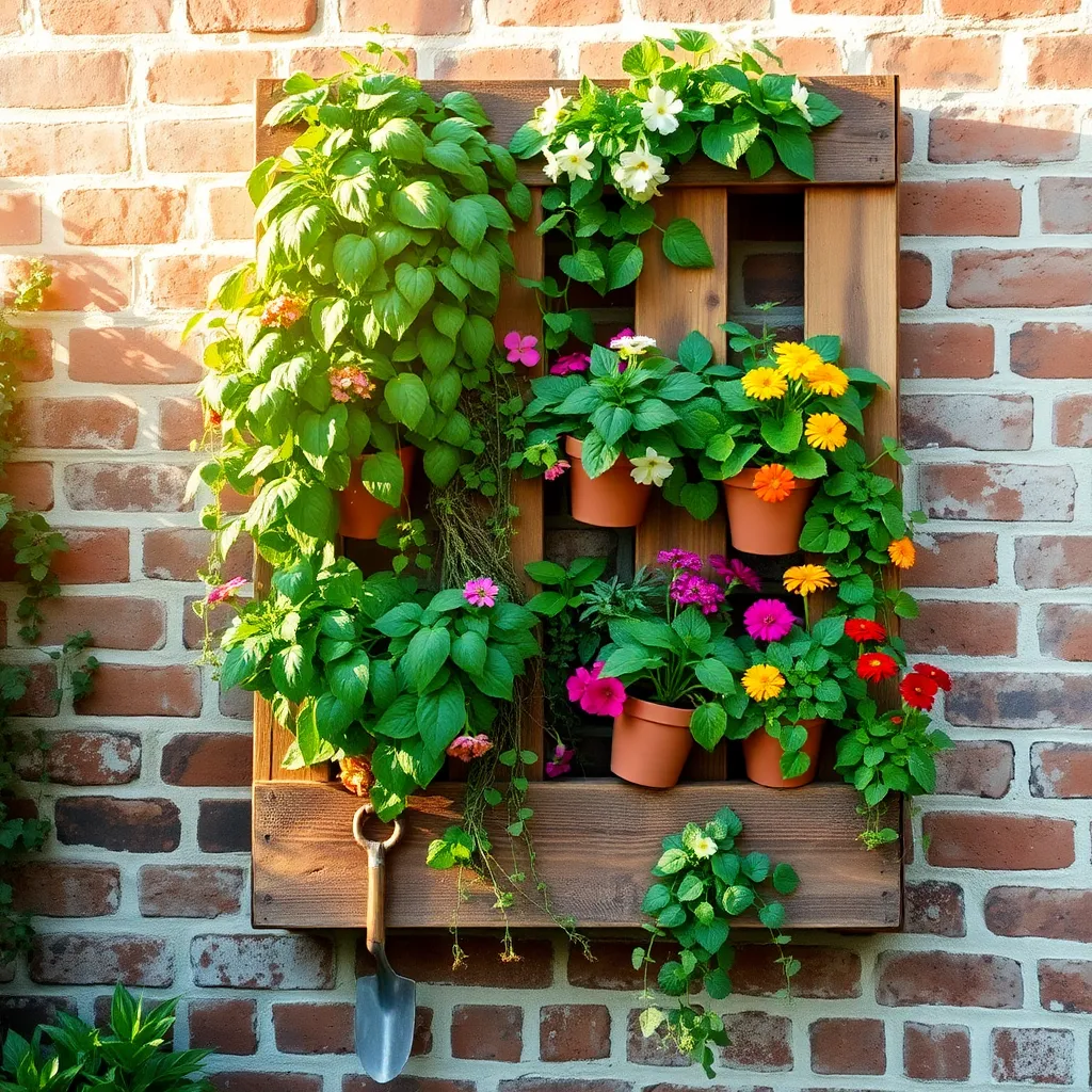 Pallet Gardens for Tight Spaces