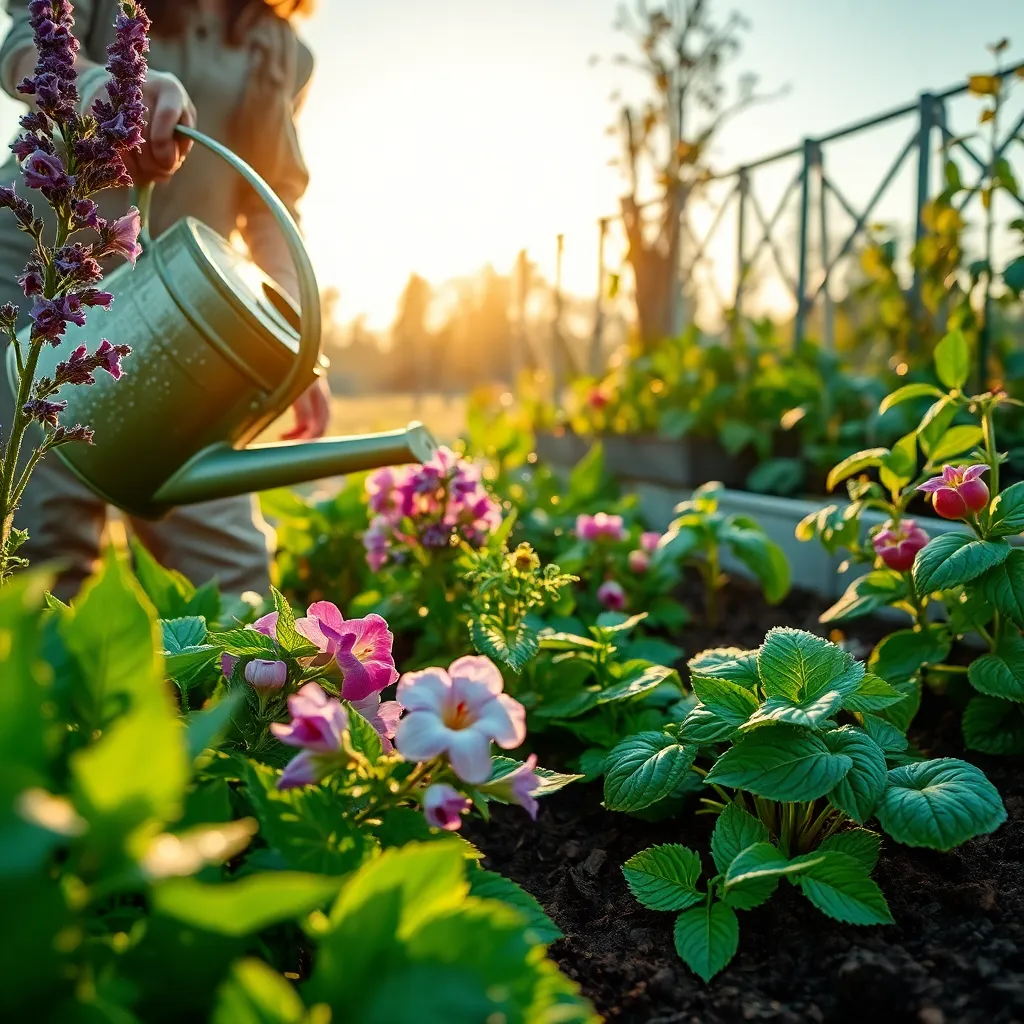 Water Plants Early or Late