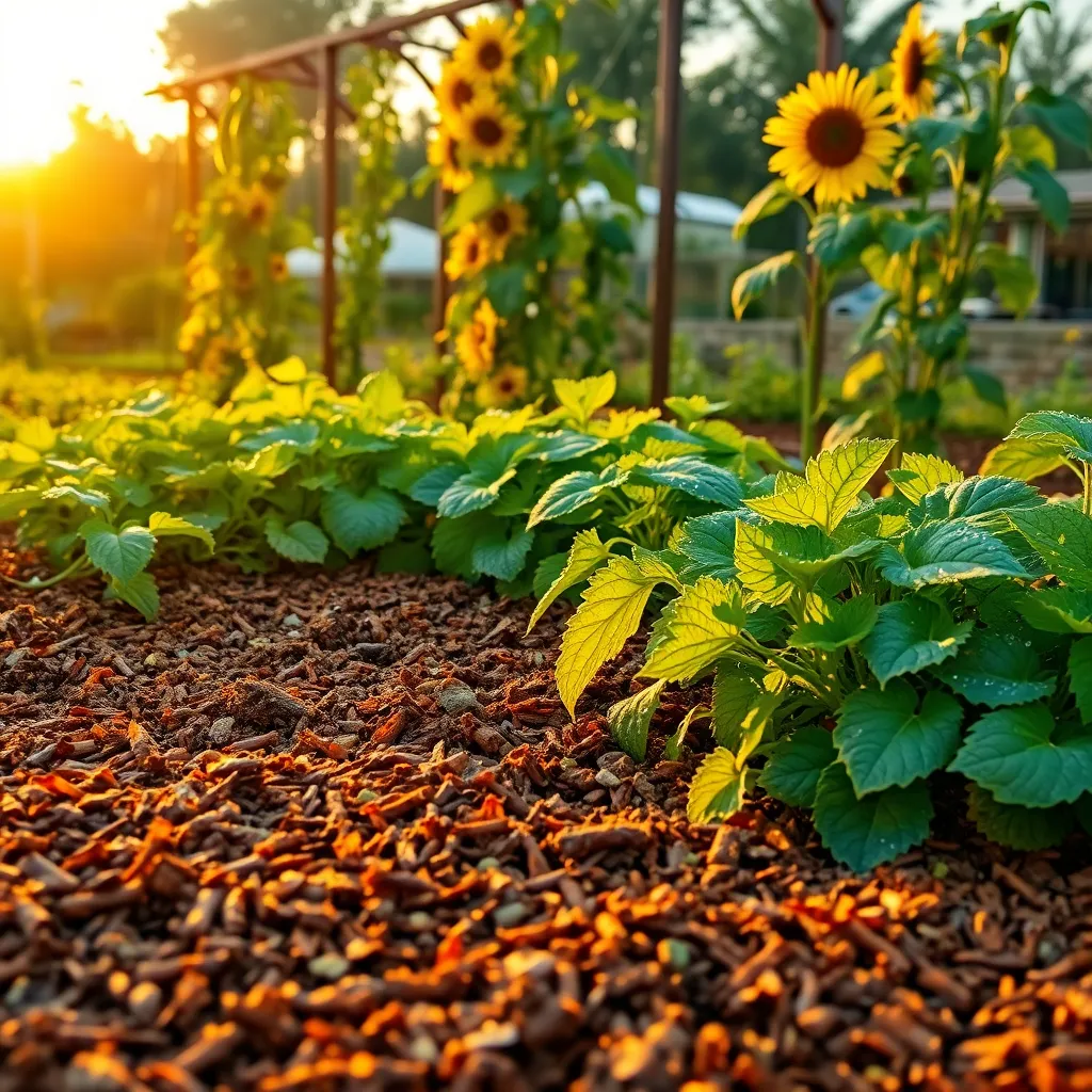 Use Mulch to Retain Moisture