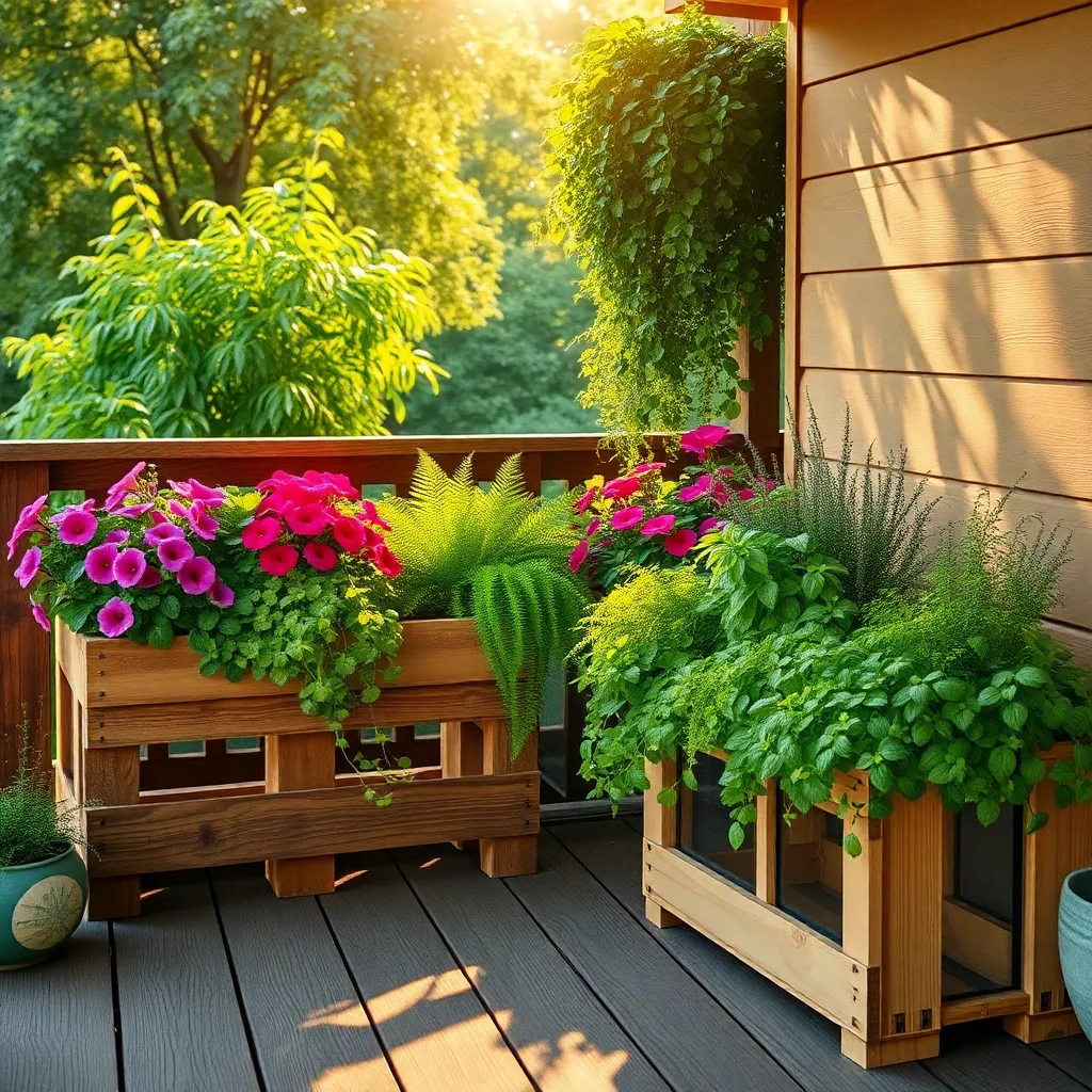 Use Pallet Planters for Space
