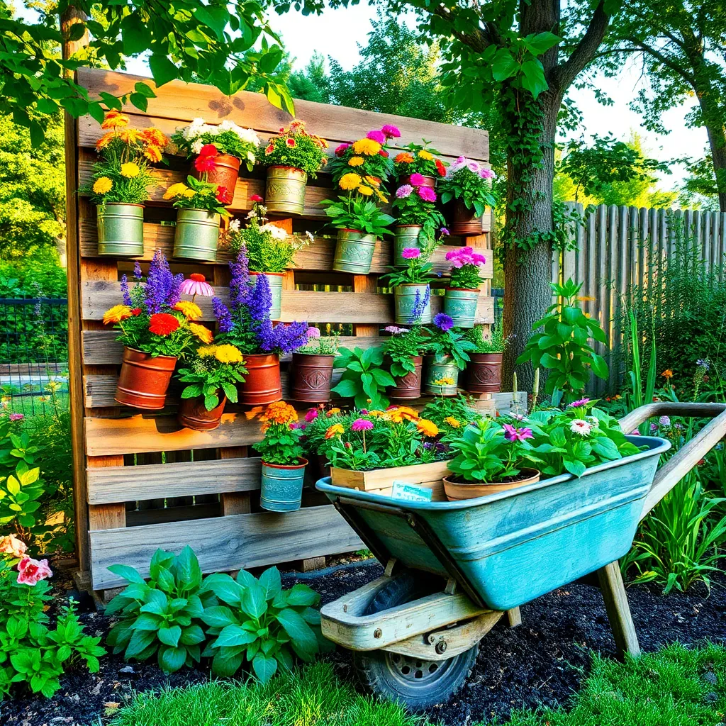Using Recycled Garden Materials
