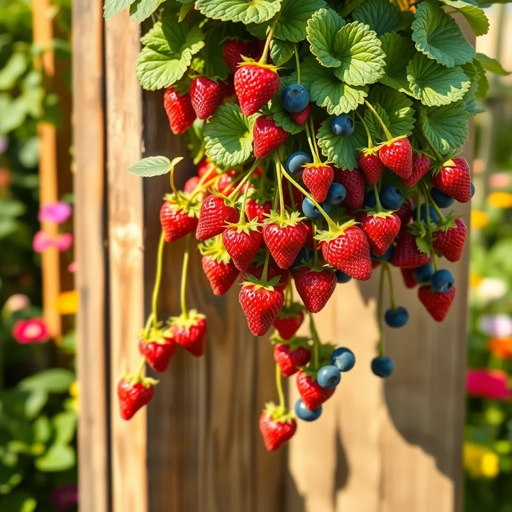 Vertical Berry Planter Designs