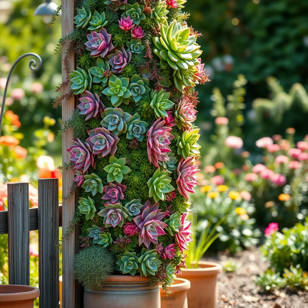 Succulent Trellis Concepts