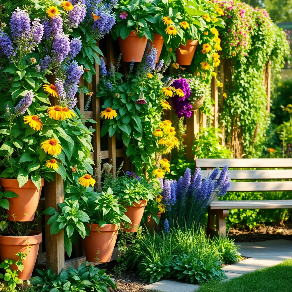 Vertical Gardens for Pollinators