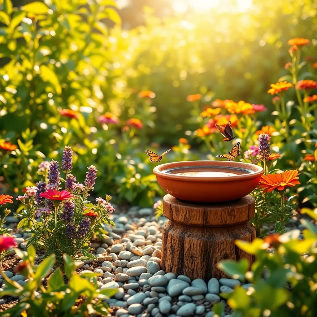 Creating a Butterfly Watering Station