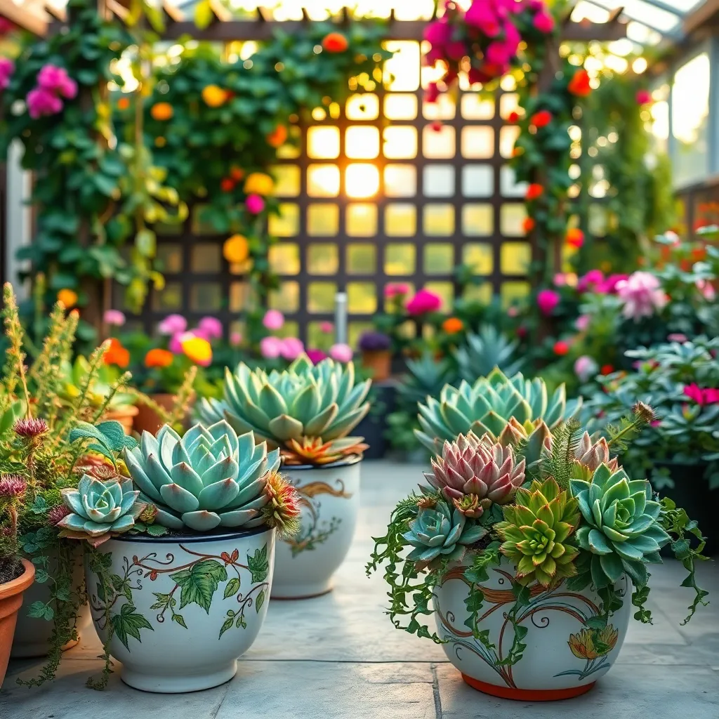 Combining Succulents with Other Plants