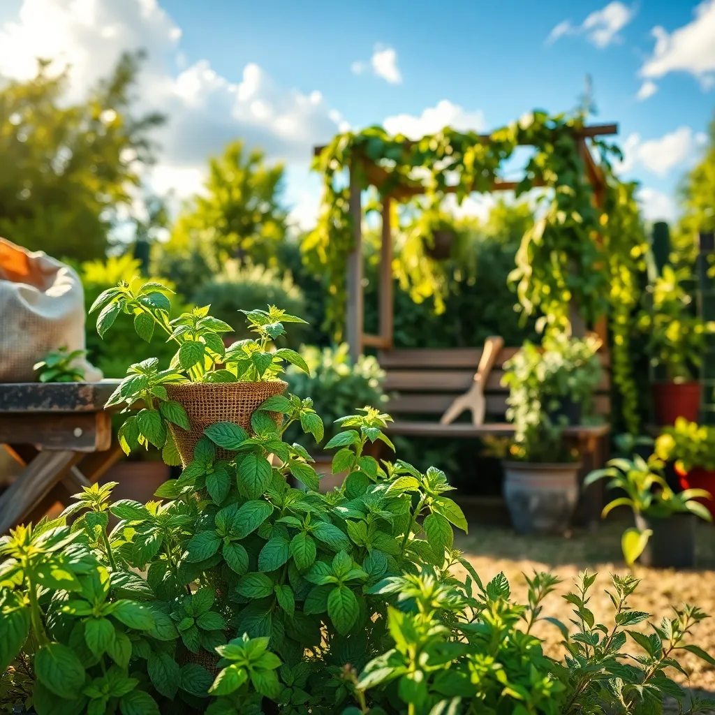 Feed Herbs with Organic Fertilizer