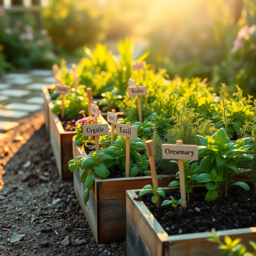 Label Herbs for Easy Identification