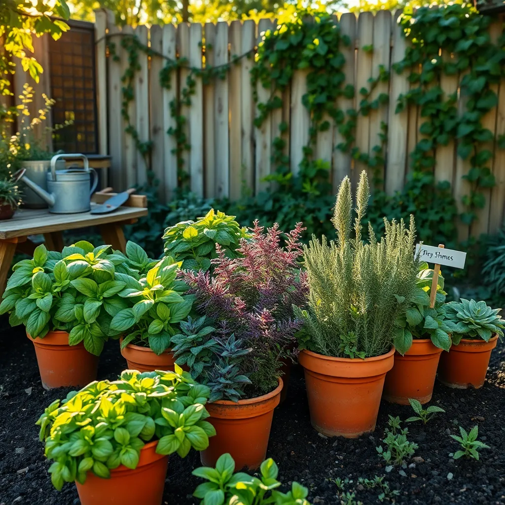 Select Sun-Loving Herb Varieties