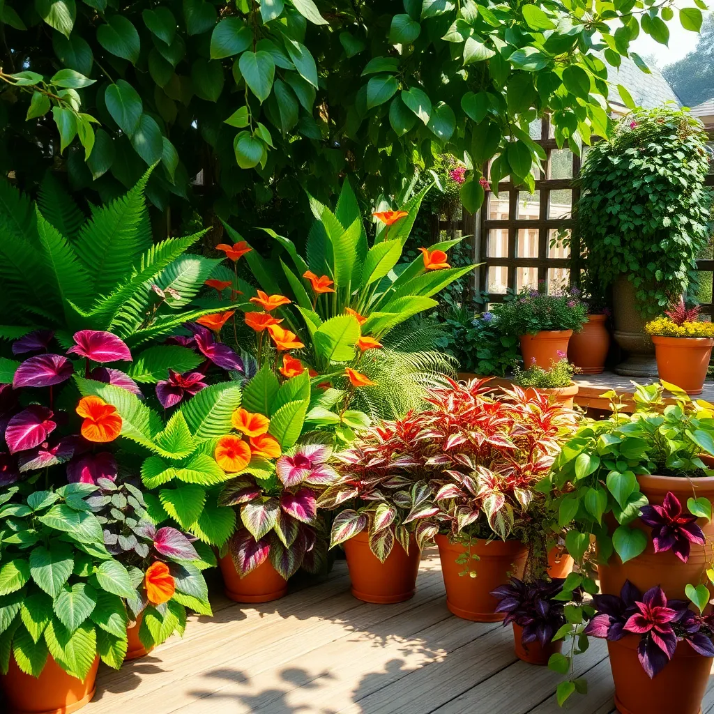 Create a Colorful Foliage Mix