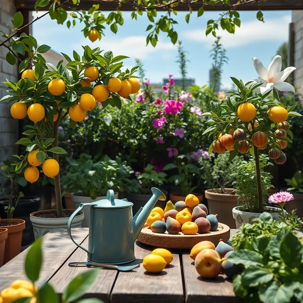 Dwarf Fruit Trees for Patios