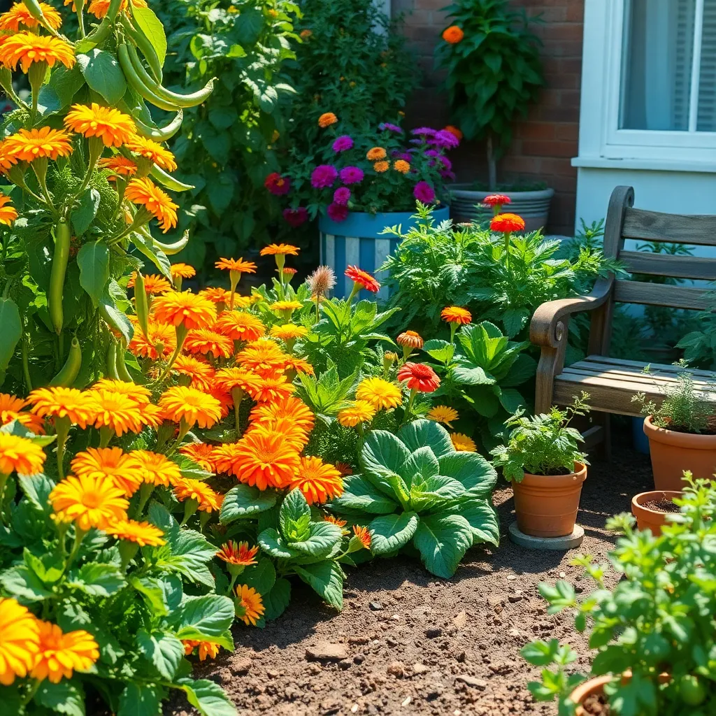 Integrating a Vegetable and Flower Mix