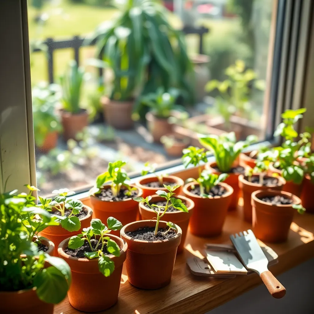 Start Herbs Indoors from Seeds