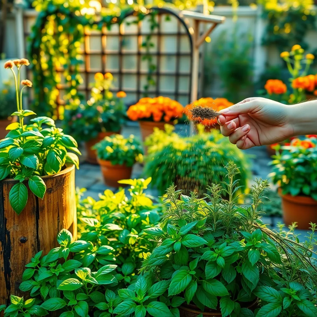 Protect Herbs with Natural Pest Control