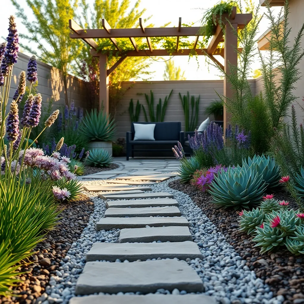 Limit Lawn Area with Hardscape