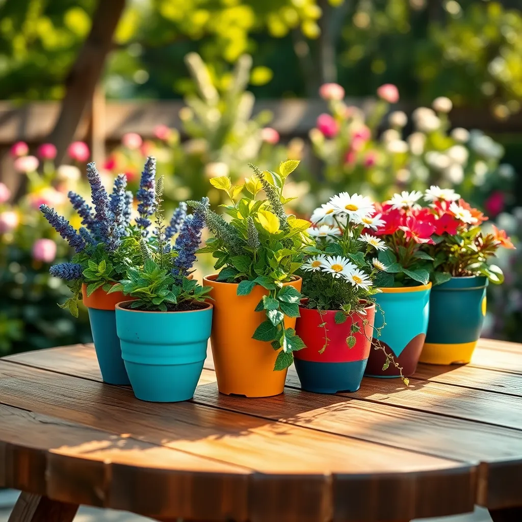 Paint Pots for Visual Impact