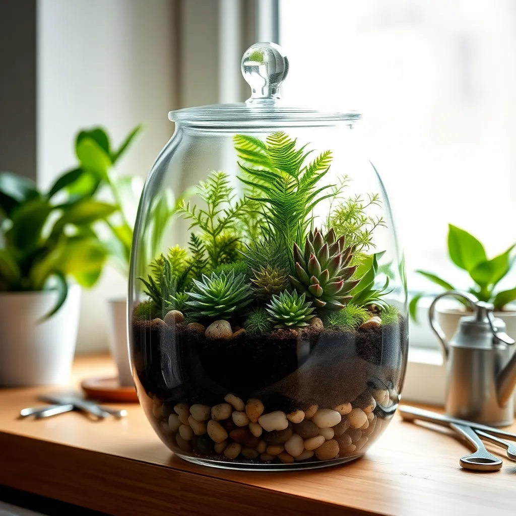 DIY Indoor Plant Terrariums