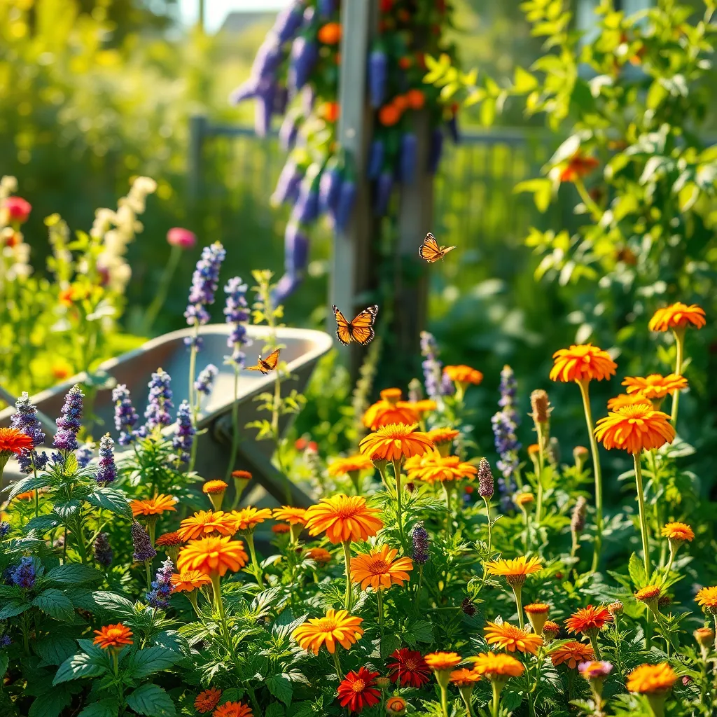 Integrating Herbal Pollinator Plants