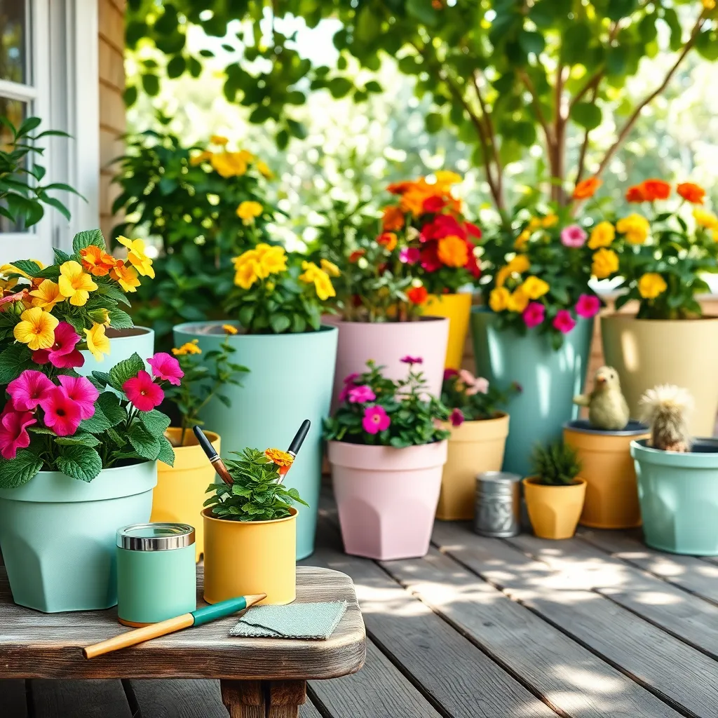 Paint Pots for a Fresh Look