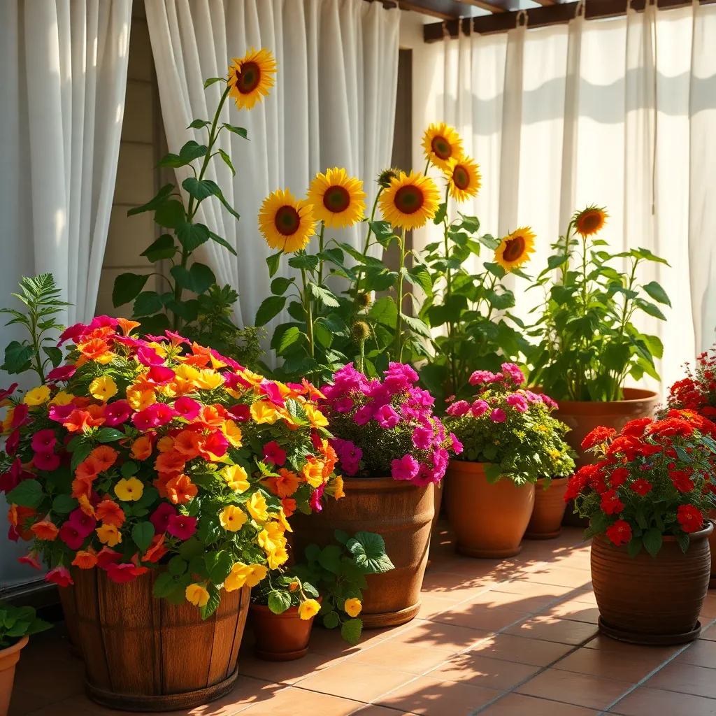 Arrange Plants for Maximum Sun