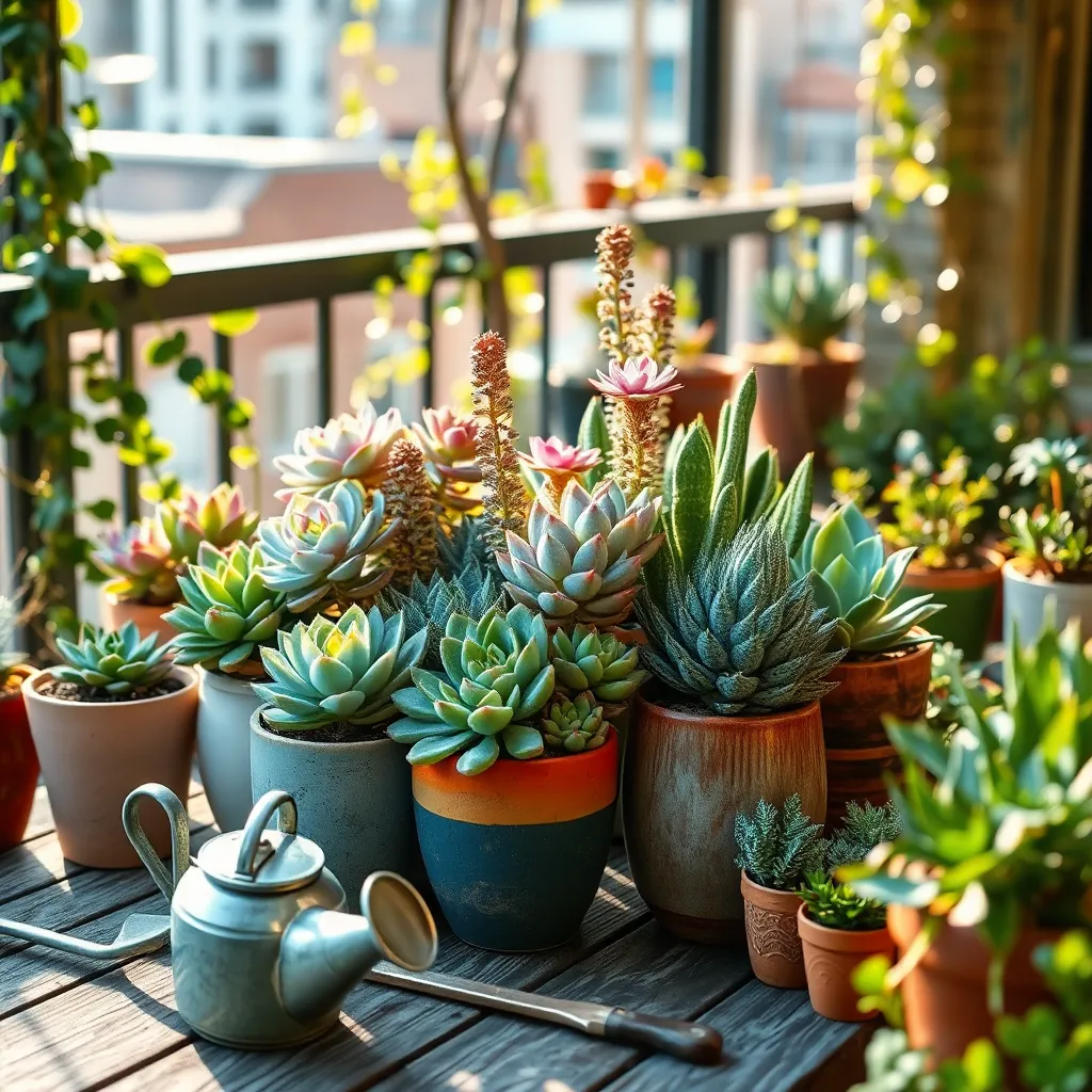 Integrating Succulents in Small Spaces