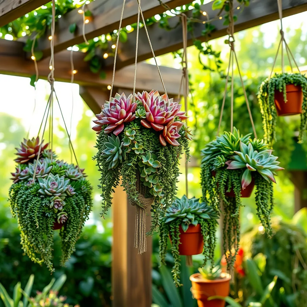 Hanging Succulent Gardens