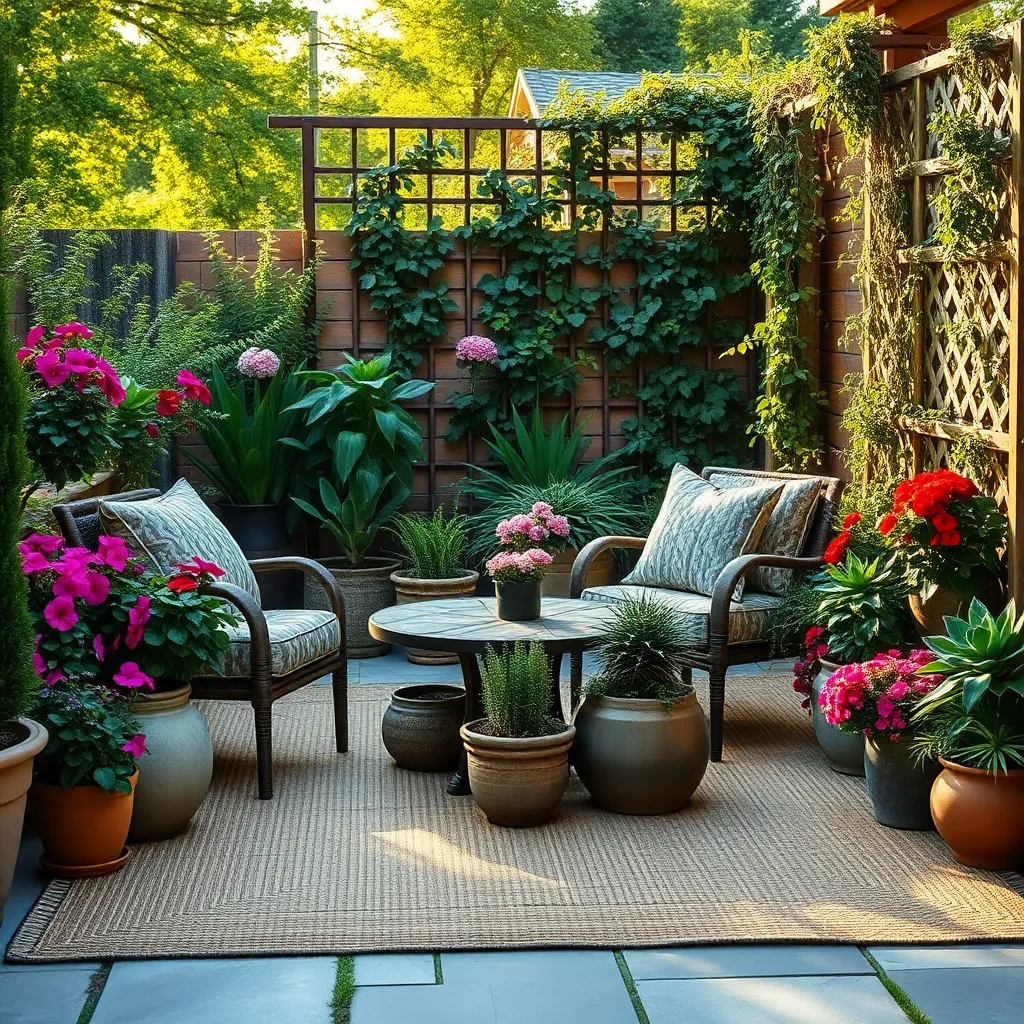 Establish Zones with Rugs and Mats