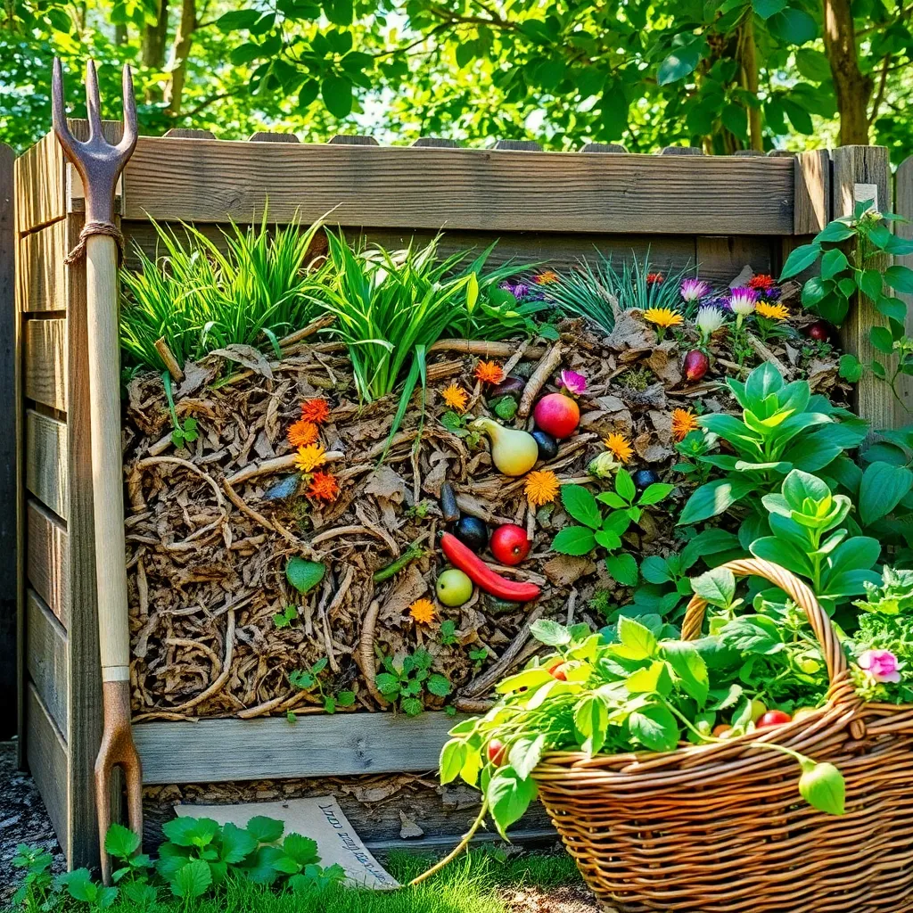 Layer Brown and Green Waste