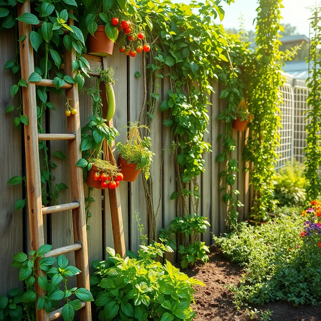 Utilize Vertical Planting Structures