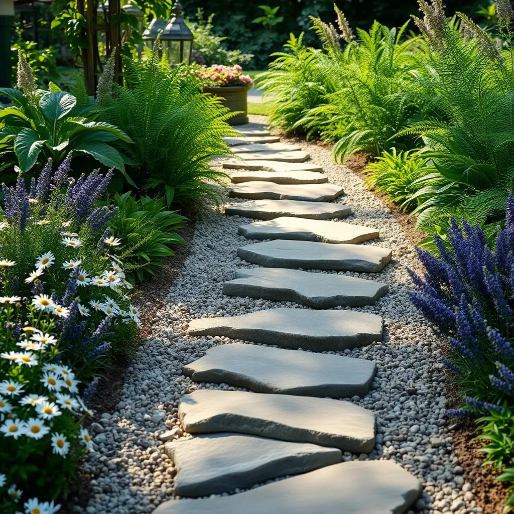 Creating a Stepping Stone Path