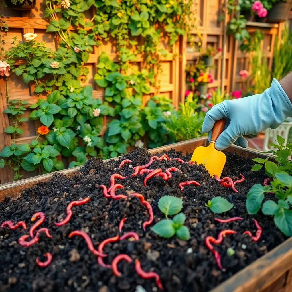 Introduce Composting Worms