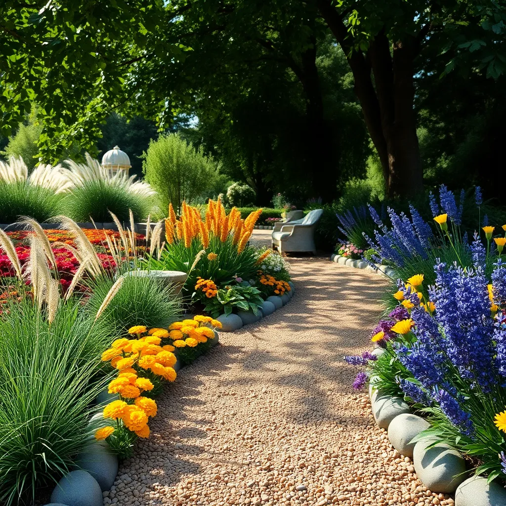 Pathways with Edging Accents