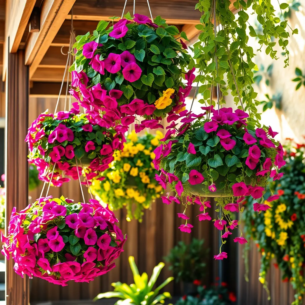Utilize Hanging Baskets Creatively