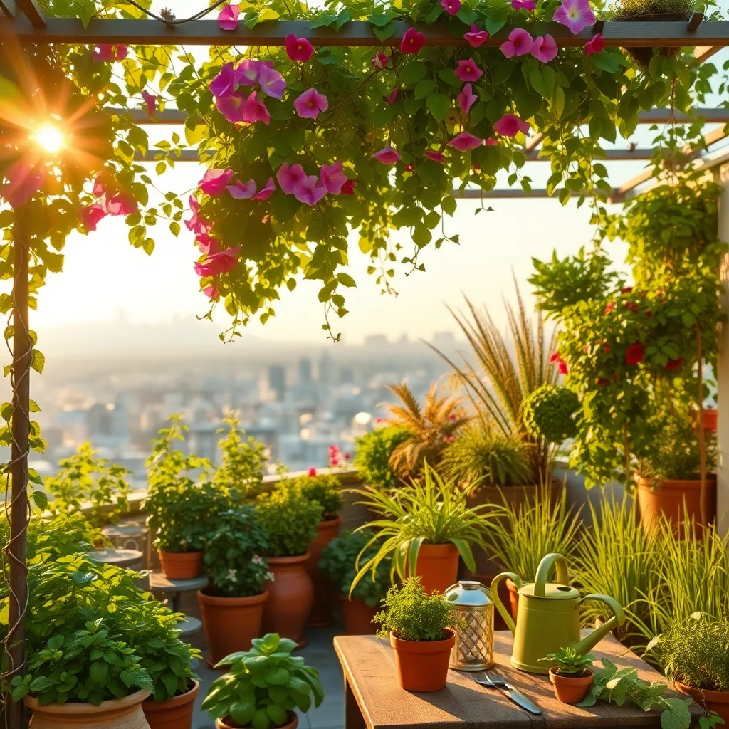 Rooftop Gardens: Utilizing Height