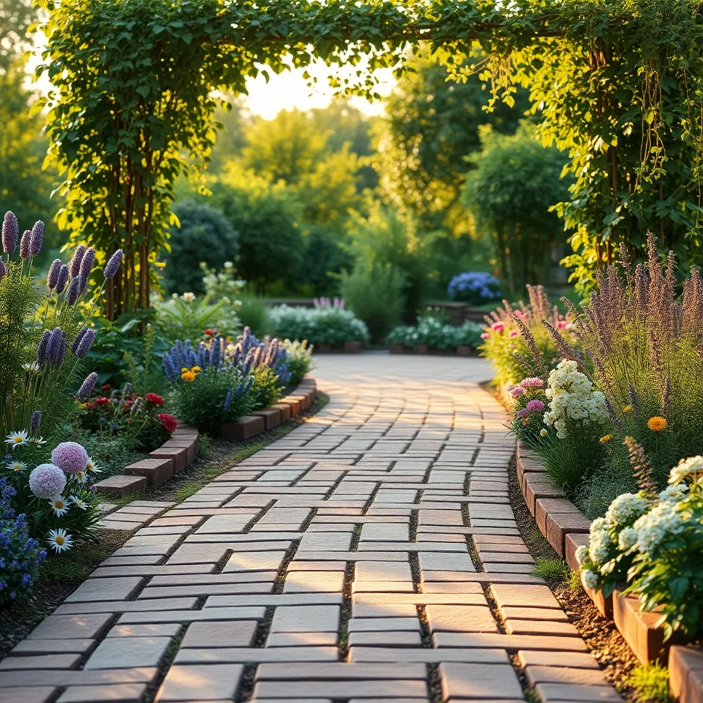 Charming Brick Pathway Ideas