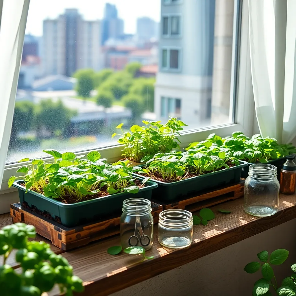 Growing Microgreens on Windowsills