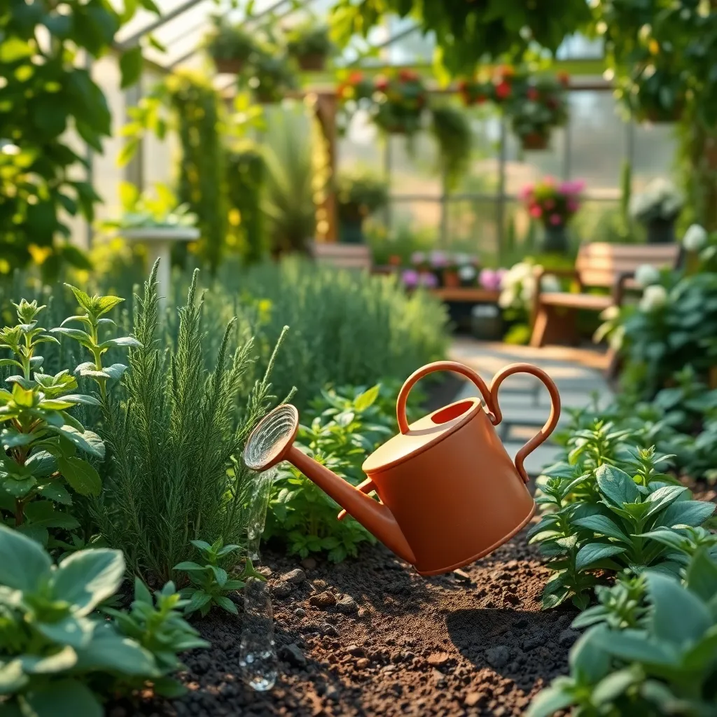 Water Herbs in the Morning