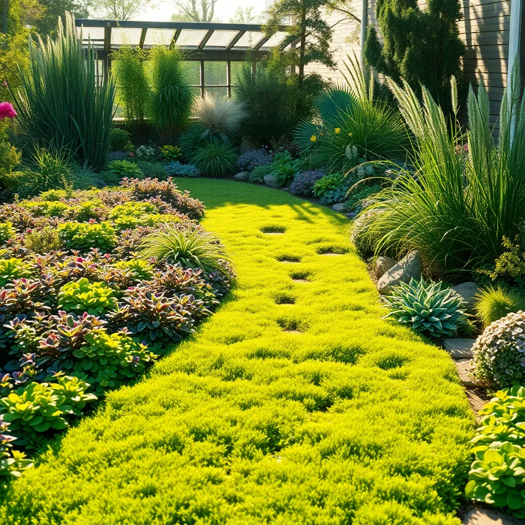 Reduce Lawn Size with Groundcovers