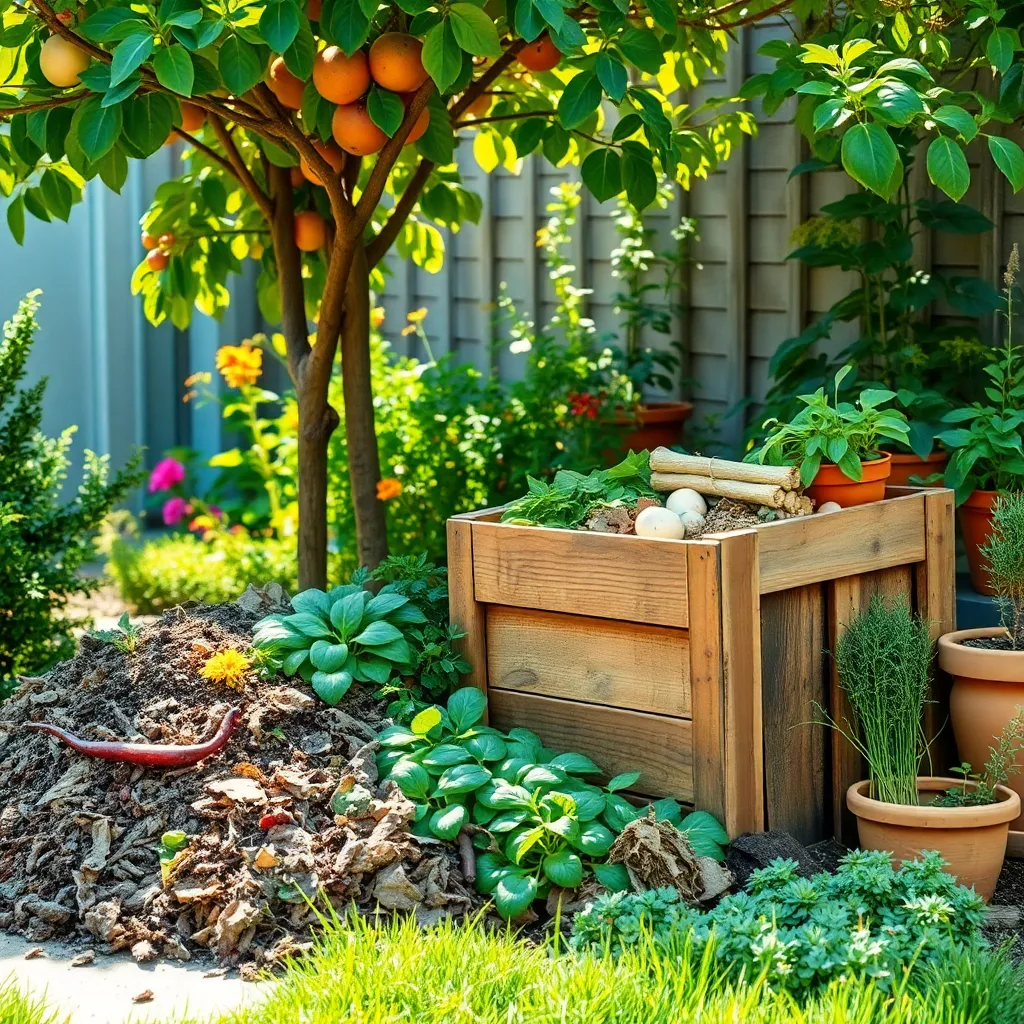 Gather Kitchen Scraps and Yard Waste
