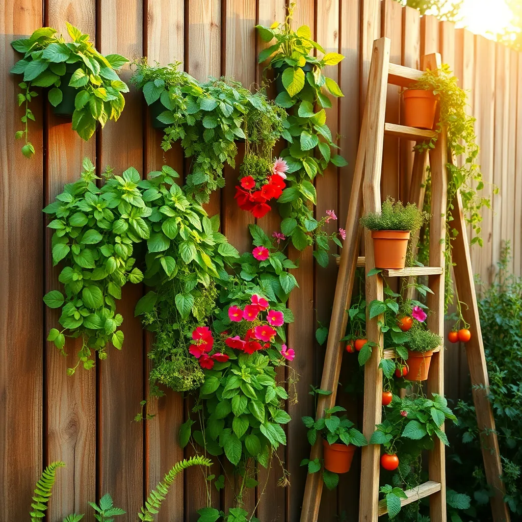 Integrating Vertical Gardening Methods