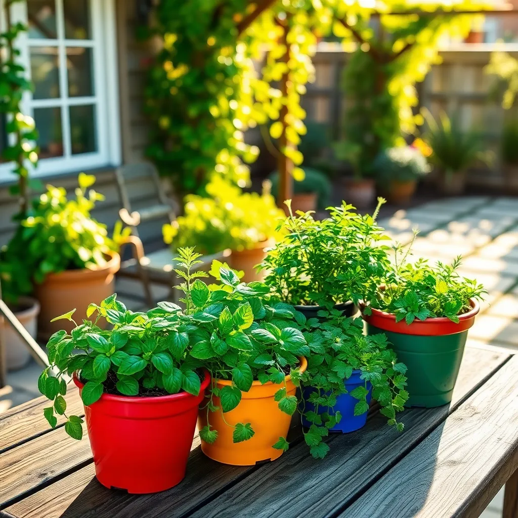 Install Self-Watering Planters