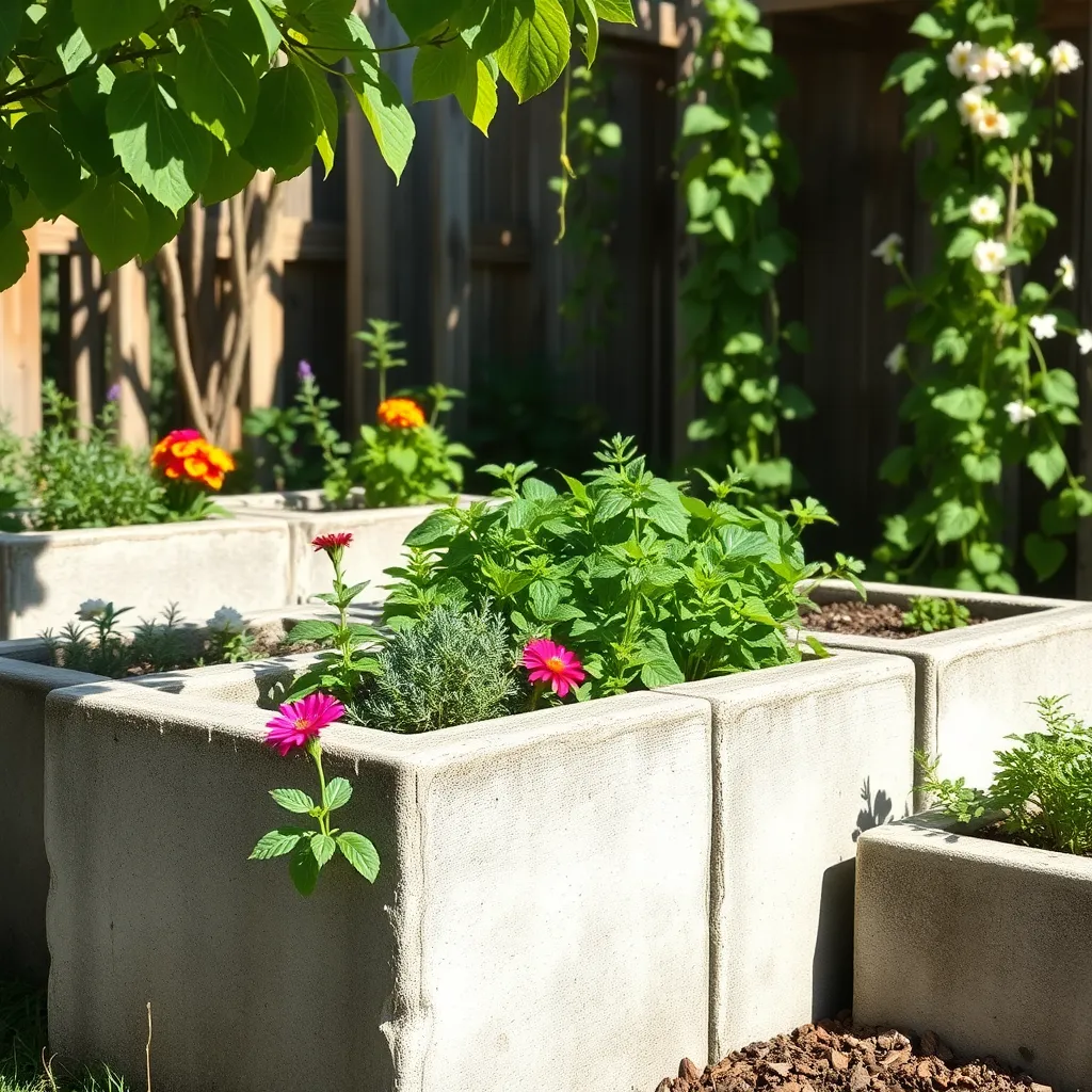 DIY Concrete Block Designs